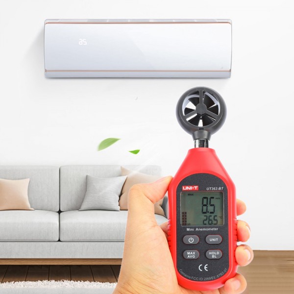 UNI-T ψηφιακό ανεμόμετρο UT363BT, 0-30m/s, Bluetooth - UNI-T