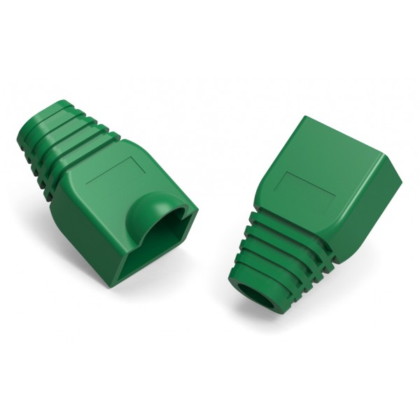 POWERTECH κάλυμμα για βύσμα δικτύου RJ45 CAB-N285 πράσινο, 10τμχ - Powertech