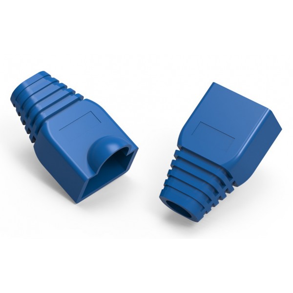 POWERTECH κάλυμμα για βύσμα δικτύου RJ45 CAB-N092, μπλε, 10τμχ - Powertech