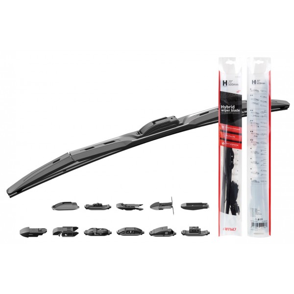 AMIO υαλοκαθαριστήρας Hybrid 02202, 15" (380mm), 11 αντάπτορες - Σπίτι & Gadgets