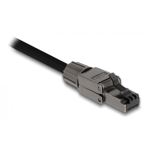 DELOCK βύσμα RJ45 CAT 8.1 STP 86514, tool-free, γκρι - DeLock