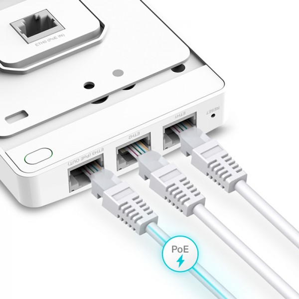 TP-LINK access point EAP615-Wall, AX1800 Dual Band, WiFi 6, Ver 1.0 - Περιφερειακά