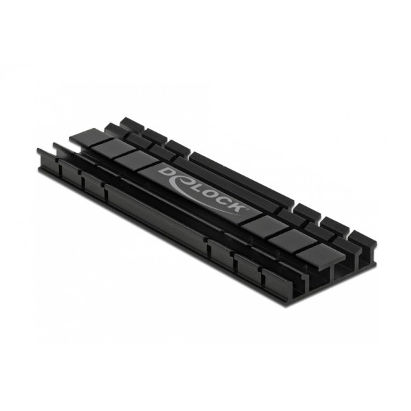 DELOCK Ψύκτρα 70 mm flat για M.2 συσκευές, μαύρη - DeLock