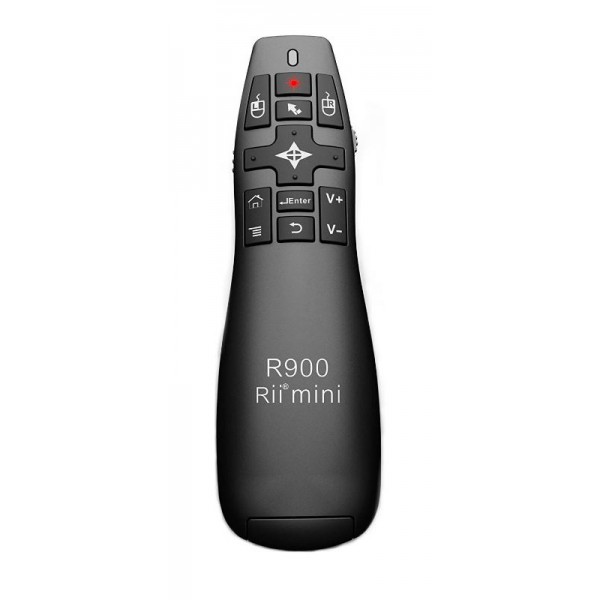 RIITEK τηλεχειριστήριο παρουσιάσεων Mini R900 με laser & air mouse - Τηλεχειριστήρια & Πληκτρολόγια