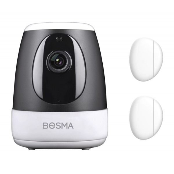 BOSMA ασύρματο σύστημα συναγερμού XC με κάμερα, Pan 360°, 1080p, WiFi - Κεντρικοί Πίνακες