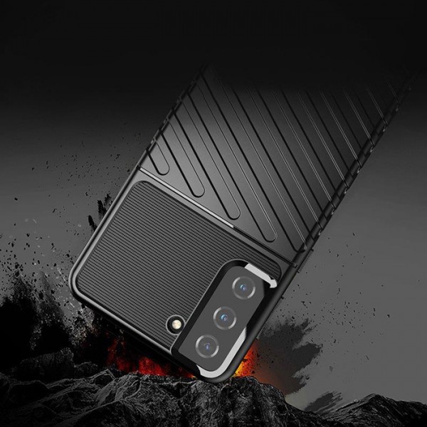 POWERTECH Θήκη Thunder MOB-1735 για Samsung S22 Plus, μαύρη - Powertech