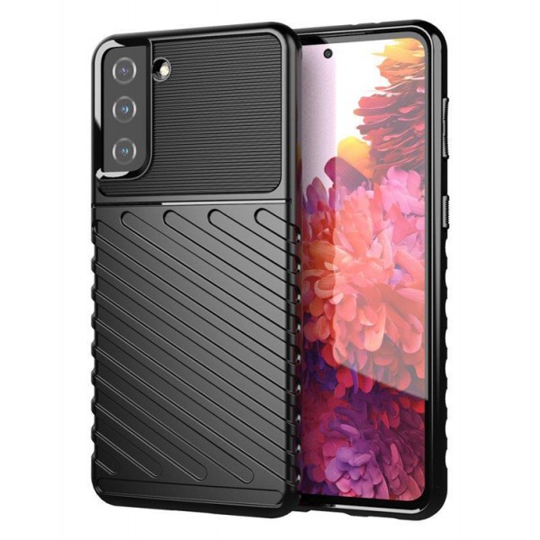 POWERTECH Θήκη Thunder MOB-1735 για Samsung S22 Plus, μαύρη - Powertech