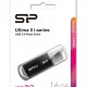 SILICON POWER USB Flash Drive Ultima II-I, 16GB, USB 2.0, μαύρο