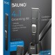 BRUNO Κουρευτική μηχανή 4 σε 1 BRN-0023, wet & dry, 6 εξαρτήματα, μαύρη