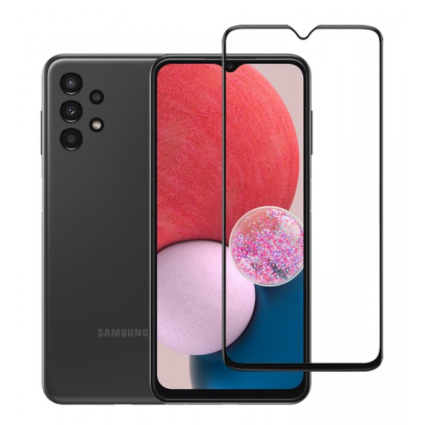 POWERTECH tempered glass 5D TGC-0552, full glue, Samsung A13, μαύρο - Tempered Glass