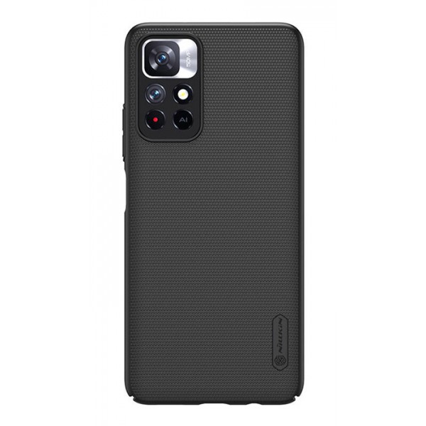 NILLKIN θήκη Super Frosted Shield για Xiaomi Note 11 5G/M4 Pro 5G, μαύρη - NILLKIN
