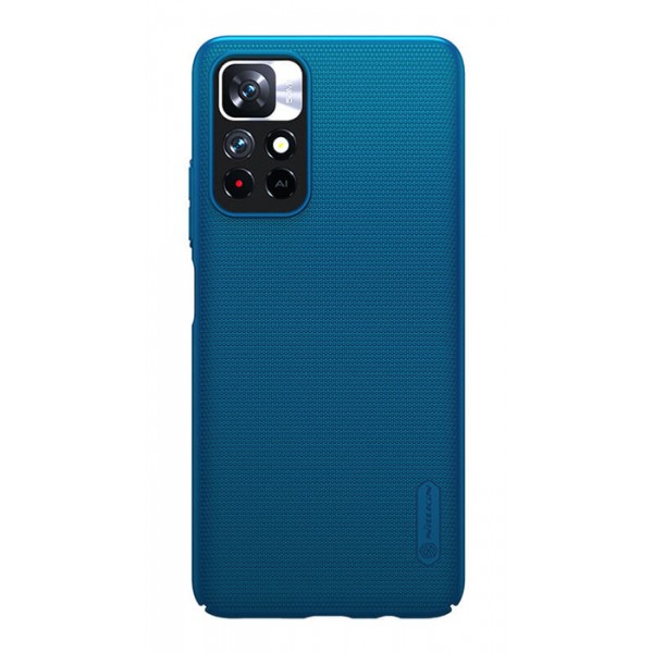 NILLKIN θήκη Super Frosted Shield για Xiaomi Note 11 5G/M4 Pro 5G, μπλε - NILLKIN