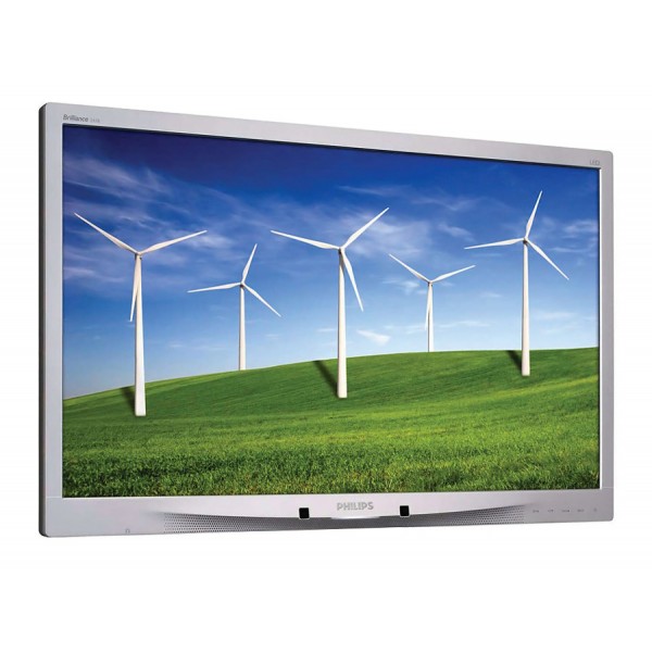 PHILIPS used οθόνη 241B4 LED, 24" Full HD, VGA/DVI/DisplayPort, χωρίς βάση, Grade A - Used Οθόνες PC