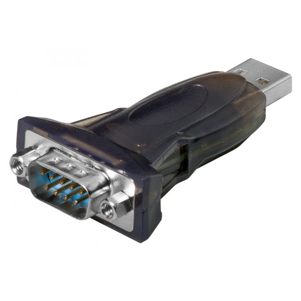 GOOBAY αντάπτορας/καλώδιο USB σε RS-232 93128, 1 Mbit/s, 1.5m, διάφανο - GOOBAY
