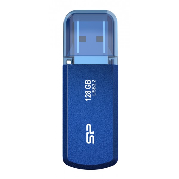 SILICON POWER USB Flash Drive Helios 202, 128GB, USB 3.2, μπλε - USB Flash Drives