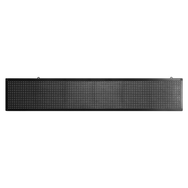 Πινακίδα LED κυλιόμενων μηνυμάτων LED073025, WiFi, 73x25cm, IP65, λευκό - Πινακίδες LED