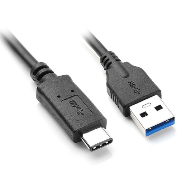 POWERTECH καλώδιο USB 3.0 σε USB-C CAB-UC002, 2m, μαύρο - Powertech