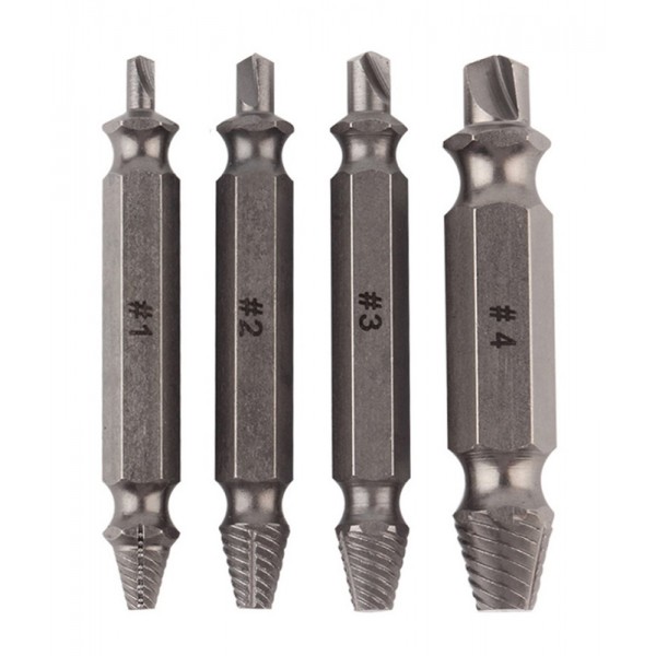 Σετ εξολκέων βιδών NZ8A με πλαστική θήκη, 6-14mm, 4τμχ - UNBRANDED