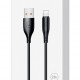 USAMS καλώδιο Lightning σε USB US-SJ266, 2A, 1m, μαύρο