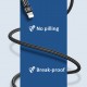USAMS καλώδιο Lightning σε USB US-SJ476, περιστρεφόμενο, 2.1A, 1m, μαύρο