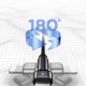 USAMS καλώδιο Lightning σε USB US-SJ476, περιστρεφόμενο, 2.1A, 1m, μαύρο