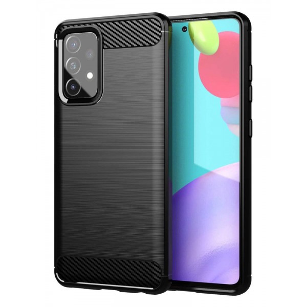 POWERTECH θήκη Carbon MOB-1622 για Samsung Galaxy A32 5G, μαύρη - Θήκες