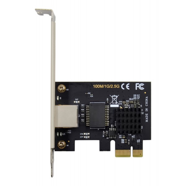 POWERTECH κάρτα επέκτασης PCIe σε RJ45 2.5G ST7266, RTL8125B - Powertech