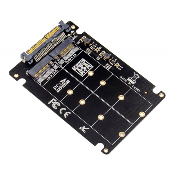 POWERTECH κάρτα επέκτασης U.2 SAS 2.5" σε M.2 B & M NGFF/NVME ST526 - Κάρτες Επέκτασης PCI κ.α