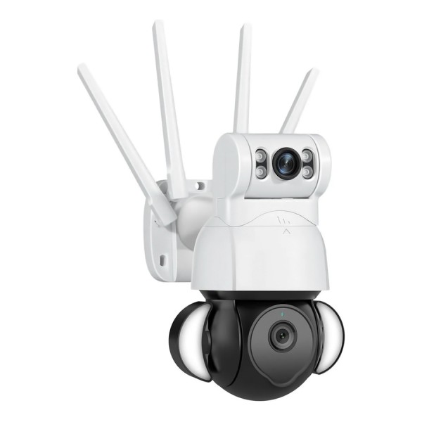 SECTEC smart κάμερα ST-428-4M-DL με προβολείς, dual lens, 4MP, Onvif PTZ - SECTEC