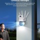 SECTEC smart κάμερα ST-428-4M-DL με προβολείς, dual lens, 4MP, Onvif PTZ