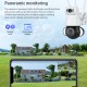 SECTEC smart κάμερα ST-428-4M-DL με προβολείς, dual lens, 4MP, Onvif PTZ
