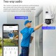 SECTEC smart κάμερα ST-428-4M-DL με προβολείς, dual lens, 4MP, Onvif PTZ