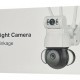 SECTEC smart κάμερα ST-428-4M-DL με προβολείς, dual lens, 4MP, Onvif PTZ