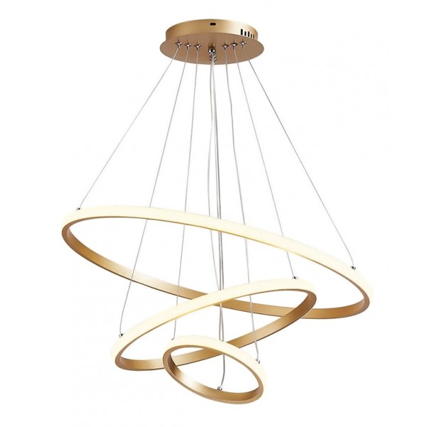 POWERTECH LED φωτιστικό οροφής HLL-0078, 44W, 4000K, 60x60cm, χρυσό - Σύγκριση Προϊόντων