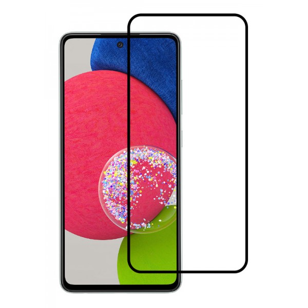 POWERTECH tempered glass 5D TGC-0572, Samsung A52s 5G, full glue, μαύρο - Tempered Glass