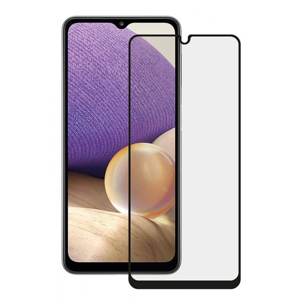 POWERTECH tempered glass 5D TGC-0573, Samsung A32, full glue, μαύρο - Tempered Glass