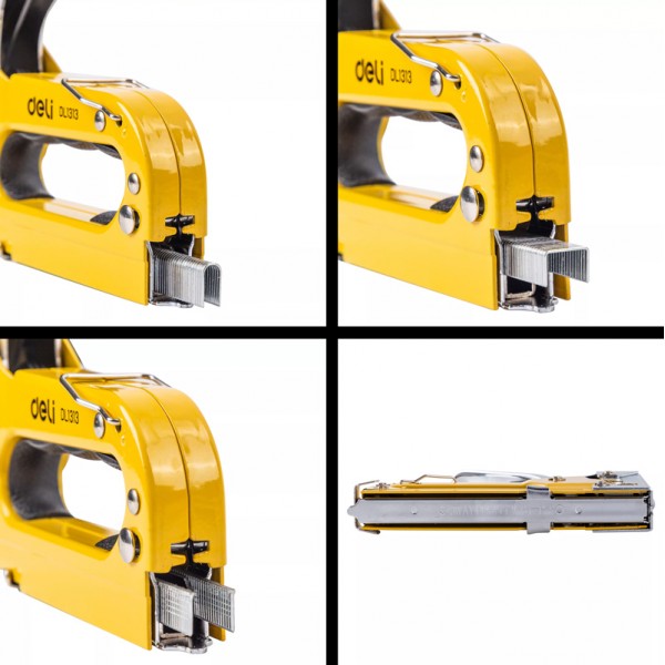DELI καρφωτικό χειρός για συνδετήρες DL1313, 3 σε 1, 4-8mm - DELI