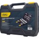 DELI σετ καστάνια με καρυδάκια DL1032, με θήκη, 1/2", Cr-V, 32τμχ