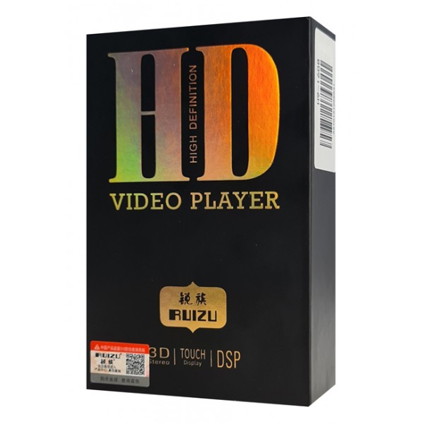 RUIZU MP3 player Η9 με οθόνη αφής 3.8", 16GB, BT, 1000mAh, μαύρο