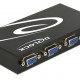 DELOCK VGA switch 87635, 4 σε 1, 1080p, bidirectional, μαύρο