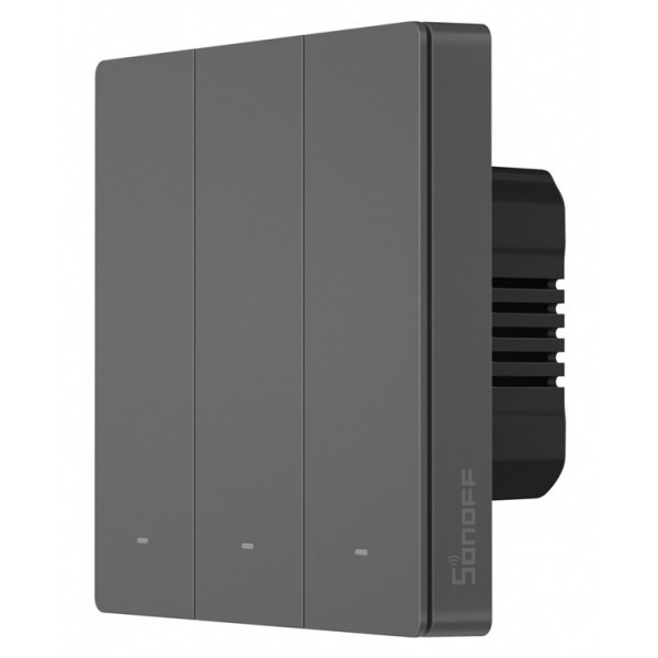 SONOFF smart διακόπτης M5-3C-86, τριπλός, WiFi, γκρι - SONOFF