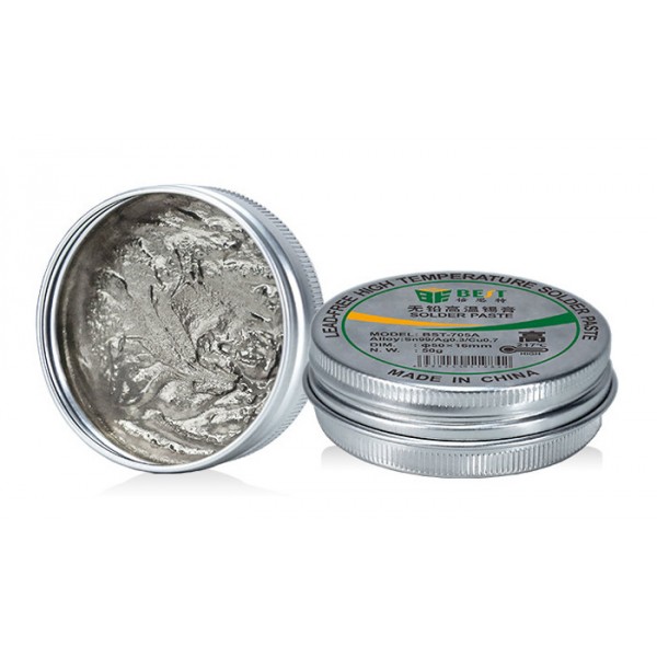 BEST πάστα συγκόλλησης BST-705A, lead-free, high temperature 217°, 50g - Συγκόλληση
