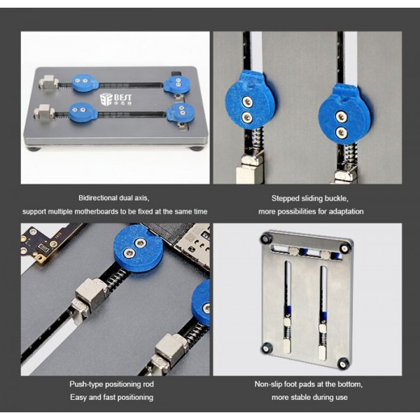 BEST βάση motherboard BST-001N για επισκευή smartphone, 2-axis, 9x13cm