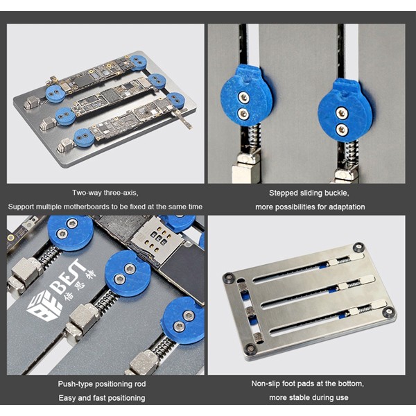 BEST βάση motherboard BST-001P για επισκευή smartphone, 3-axis, 9.5x15cm