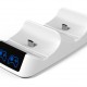 ROAR βάση φόρτισης gamepad RR-0019 για 2x PS5 DualSense, λευκή