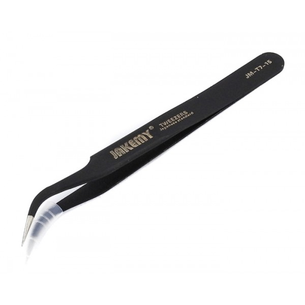 JAKEMY τσιμπίδα JM-T7-15, ανοξείδωτη, SUS201, 123mm, κυρτή - Jakemy