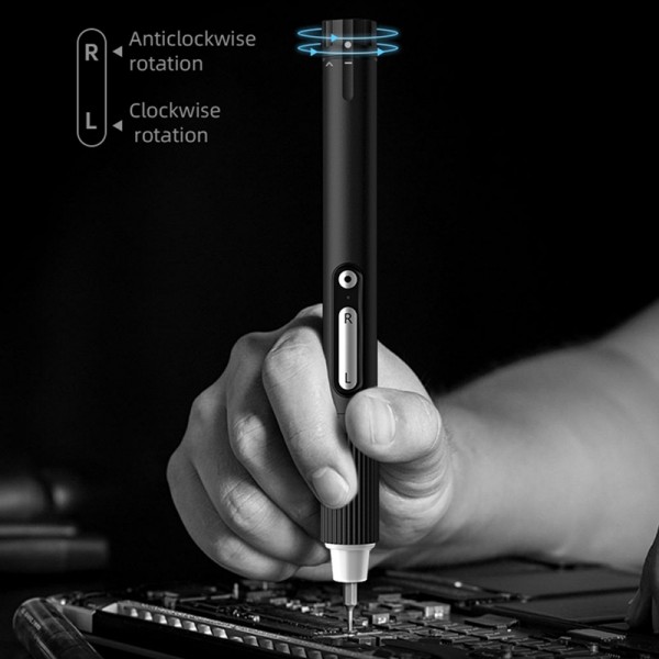 JAKEMY ηλεκτρικό κατσαβίδι JM-Y05 με LED φακό, 3 λειτουργίες, 6 μύτες - Κατσαβίδια
