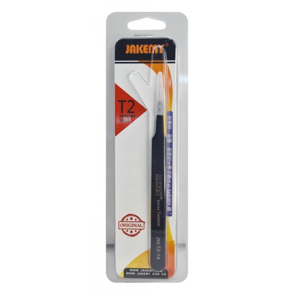 JAKEMY τσιμπίδα JM-T2-14, ανοξείδωτη, SUS304, 125mm, ίσια - Jakemy
