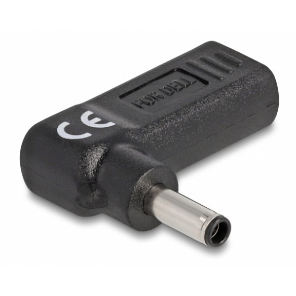 DELOCK αντάπτορας τροφοδοσίας 60007, USB-C σε Dell 4.5x3mm, 90°, μαύρος - Σύγκριση Προϊόντων