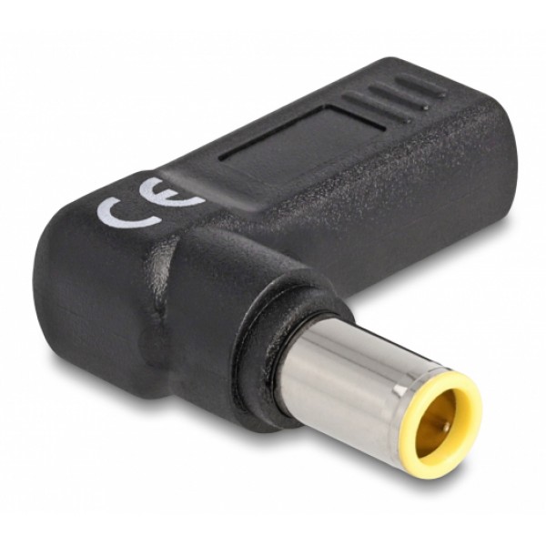 DELOCK αντάπτορας τροφοδοσίας 60012, USB-C σε IBM 7.9x5.5mm, 90°, μαύρος - Σύγκριση Προϊόντων